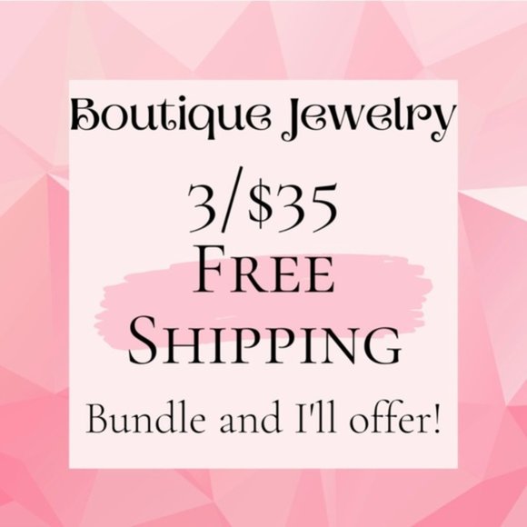 Dainty Gold Heart Earrings and Necklace Jewelry Set Minimalist 2 Pc Stud - Picture 5 of 5